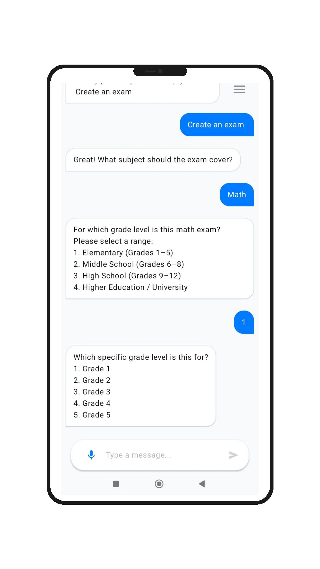 APlusAI chat interface